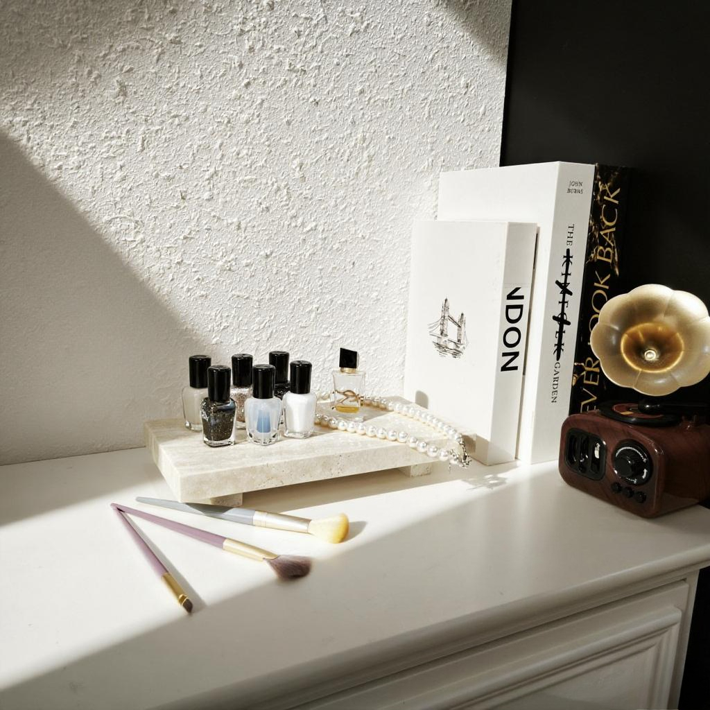 Home Bathroom Vanity - Sockelständer aus natürlichem Marmor, vielseitige Seife,