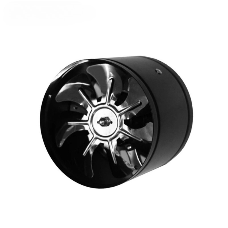 Home Bathroom Extractor Fan - 4-Zoll-Badezimmer-Abluftventilator für Zuhause und Küche, Metall-Wandmontage-Ventilator,