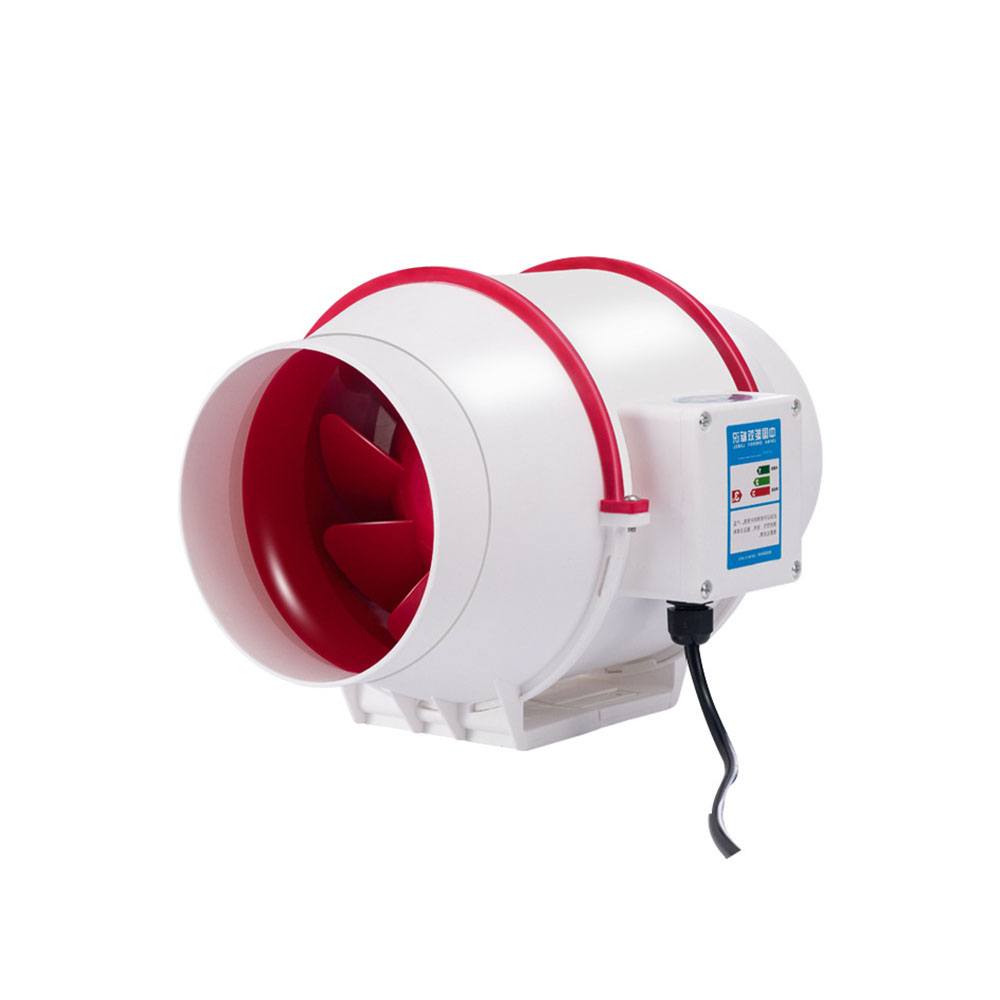 Home Bathroom Extractor Fan - 6-Zoll-Inline-Kanalventilator, 80 W, leiser Abluftventilator, für