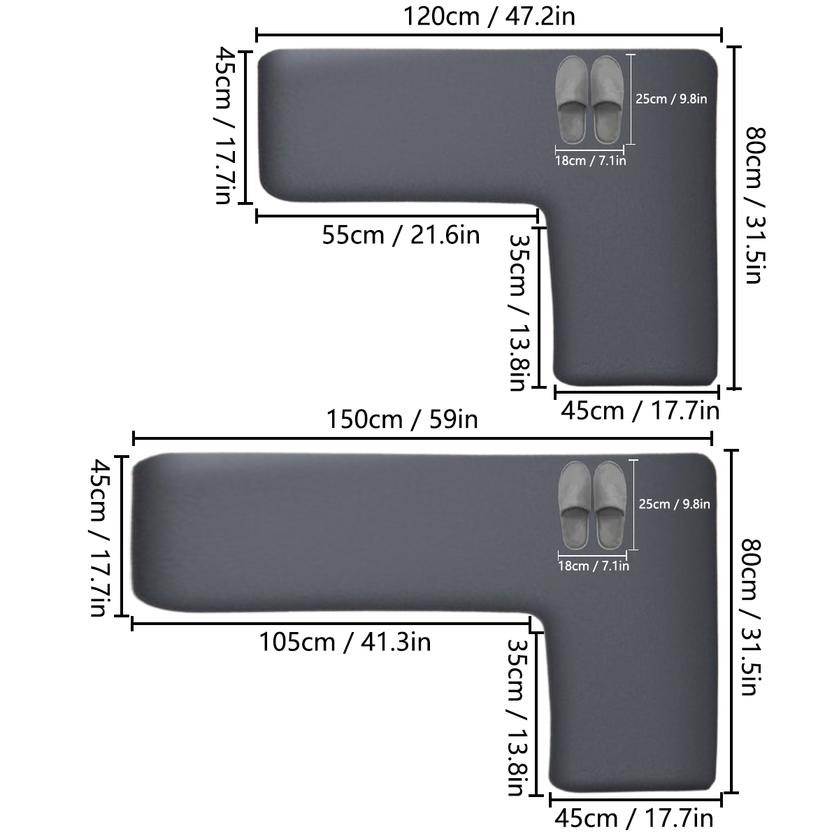 Einfache, verdickte Eckbodenma – Home Bathroom Floor Mats Bewertung und Preis